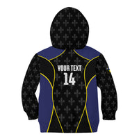 Guadeloupe Football Custom Kid Hoodie Allez Les Gwada Boys Flag Color