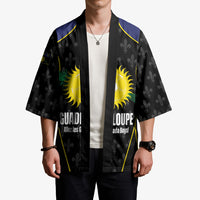 Guadeloupe Football Custom Kimono Allez Les Gwada Boys Flag Color