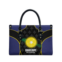 Guadeloupe Football Leather Bag Allez Les Gwada Boys Flag Color