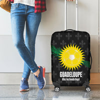 Guadeloupe Football Luggage Cover Allez Les Gwada Boys Flag Color