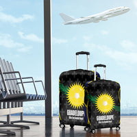 Guadeloupe Football Luggage Cover Allez Les Gwada Boys Flag Color