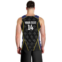 Guadeloupe Football Custom Men Tank Top Allez Les Gwada Boys Flag Color