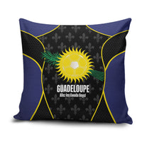 Guadeloupe Football Pillow Cover Allez Les Gwada Boys Flag Color