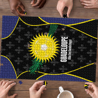 Guadeloupe Football Puzzle Allez Les Gwada Boys Flag Color