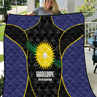Guadeloupe Football Quilt Allez Les Gwada Boys Flag Color