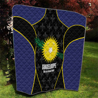 Guadeloupe Football Quilt Allez Les Gwada Boys Flag Color