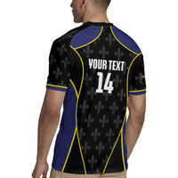 Guadeloupe Football Custom Rugby Jersey Allez Les Gwada Boys Flag Color