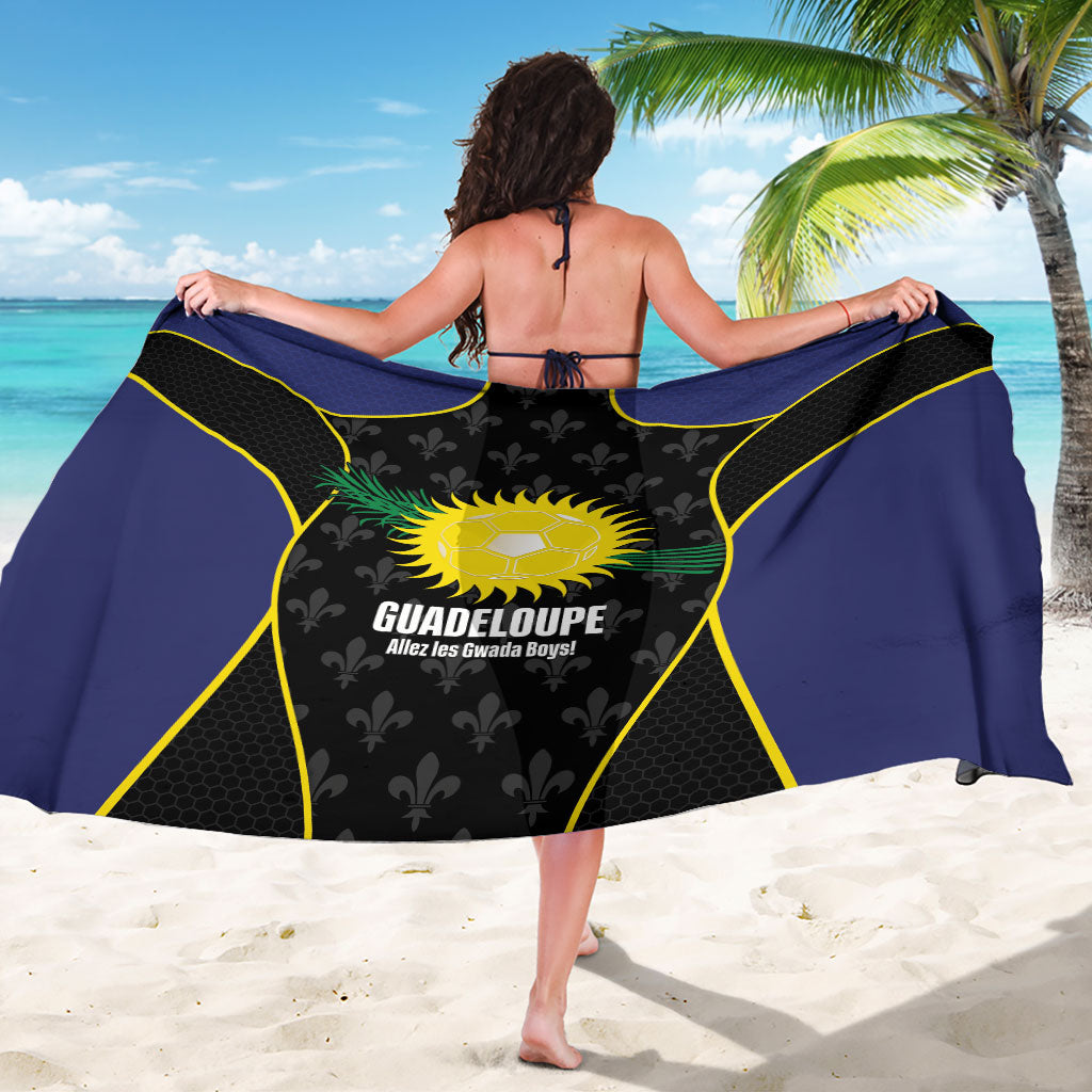 Guadeloupe Football Sarong Allez Les Gwada Boys Flag Color