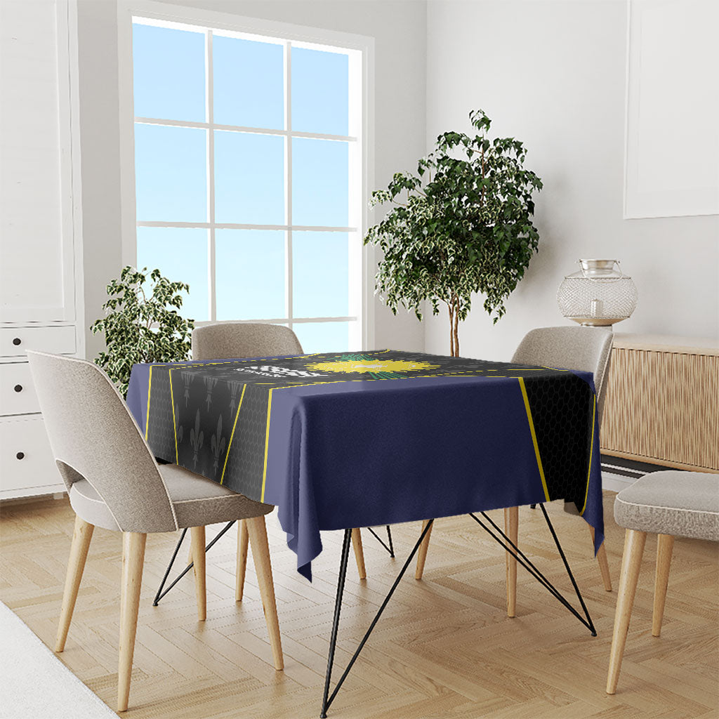 Guadeloupe Football Tablecloth Allez Les Gwada Boys Flag Color