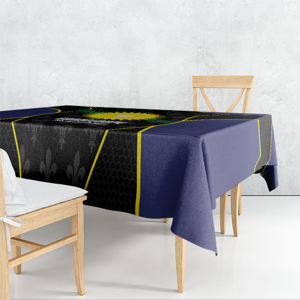 Guadeloupe Football Tablecloth Allez Les Gwada Boys Flag Color