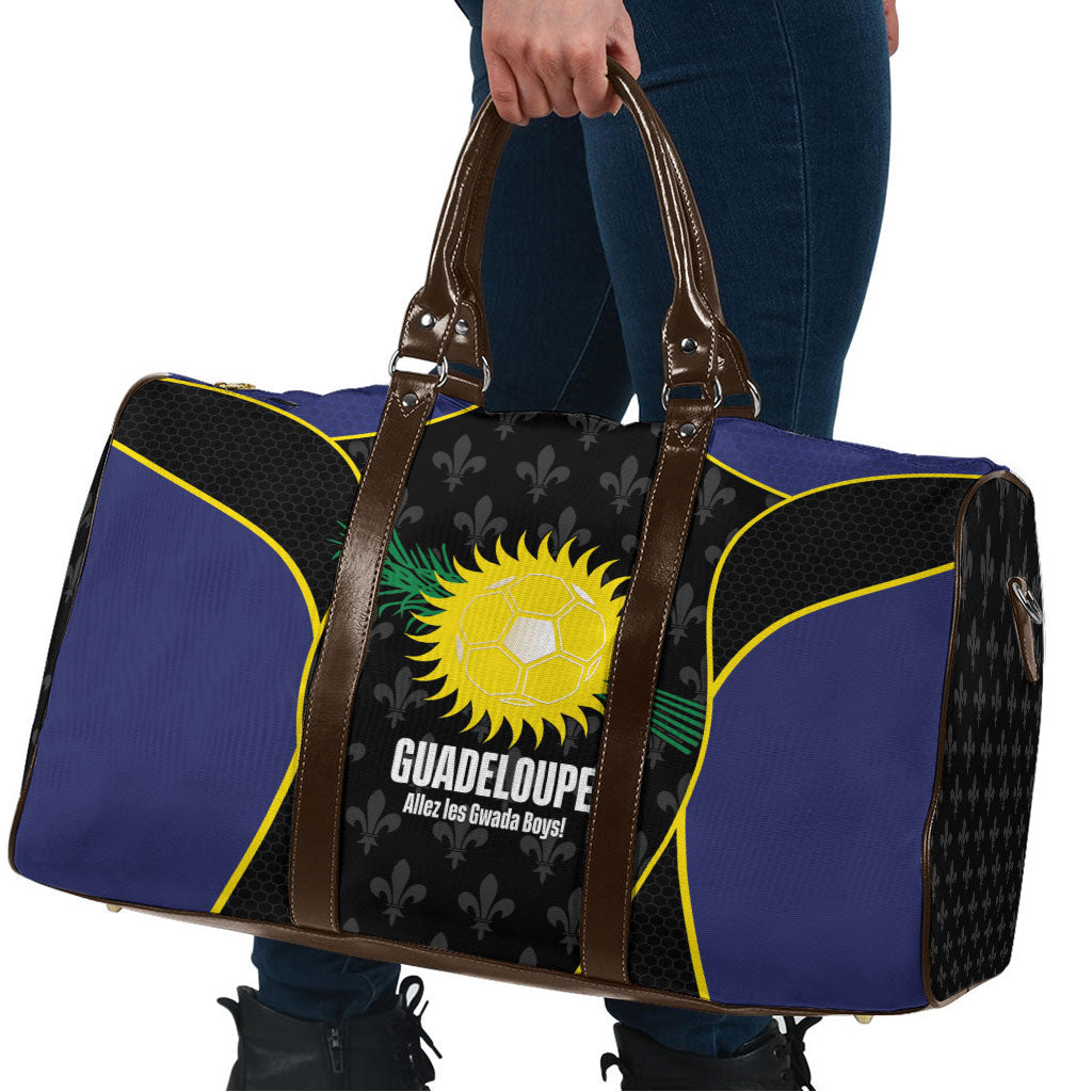 Guadeloupe Football Travel Bag Allez Les Gwada Boys Flag Color