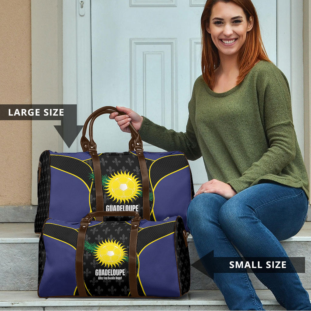 Guadeloupe Football Travel Bag Allez Les Gwada Boys Flag Color