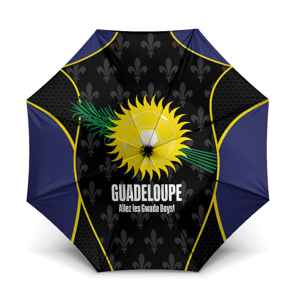 Guadeloupe Football Umbrella Allez Les Gwada Boys Flag Color