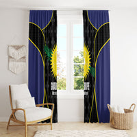 Guadeloupe Football Window Curtain Allez Les Gwada Boys Flag Color