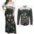 Custom South Africa Rugby Couples Matching Off Shoulder Maxi Dress and Long Sleeve Button Shirt Springboks 4th Champions World Cup Proud Bokke - Wonder Print Shop