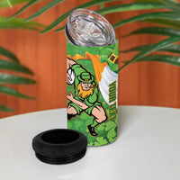 Personalised Ireland Rugby 2025 4 in 1 Can Cooler Tumbler Irish Leprechaun Saint Patrick's Day