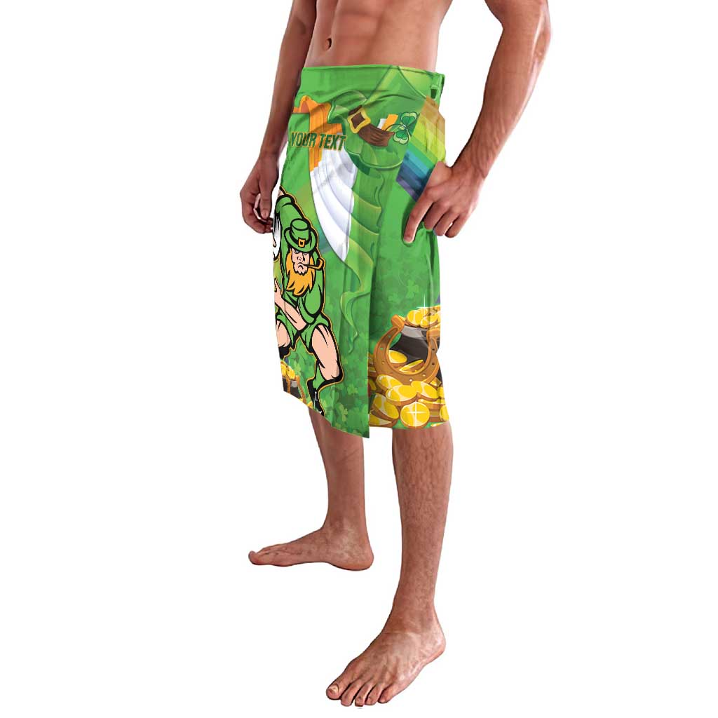 Personalised Ireland Rugby 2025 Lavalava Irish Leprechaun Saint Patrick's Day - Wonder Print Shop