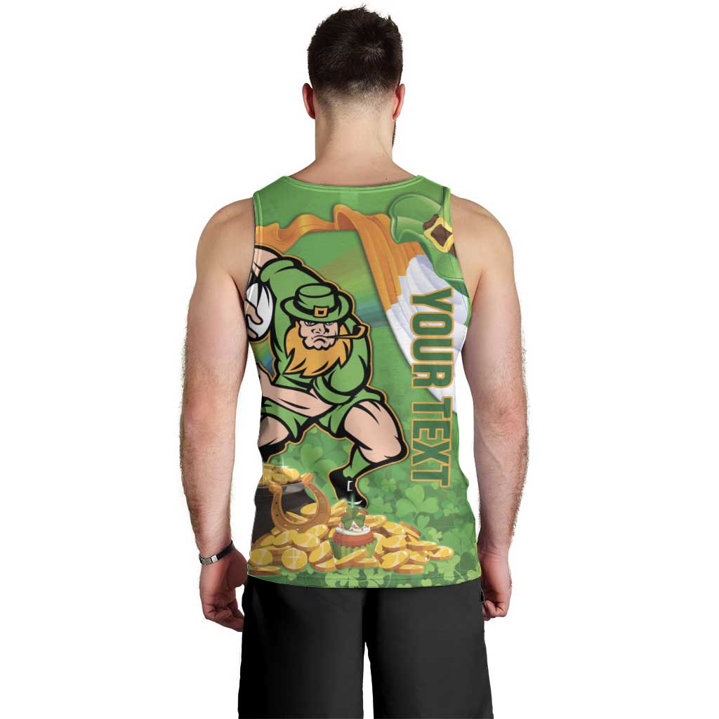 Personalised Ireland Rugby 2025 Men Tank Top Irish Leprechaun Saint Patrick's Day - Wonder Print Shop