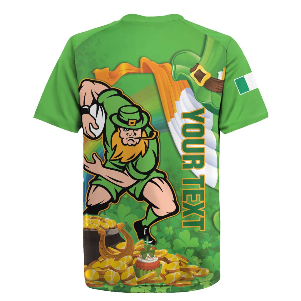 Personalised Ireland Rugby 2025 Rugby Jersey Irish Leprechaun Saint Patrick's Day - Wonder Print Shop
