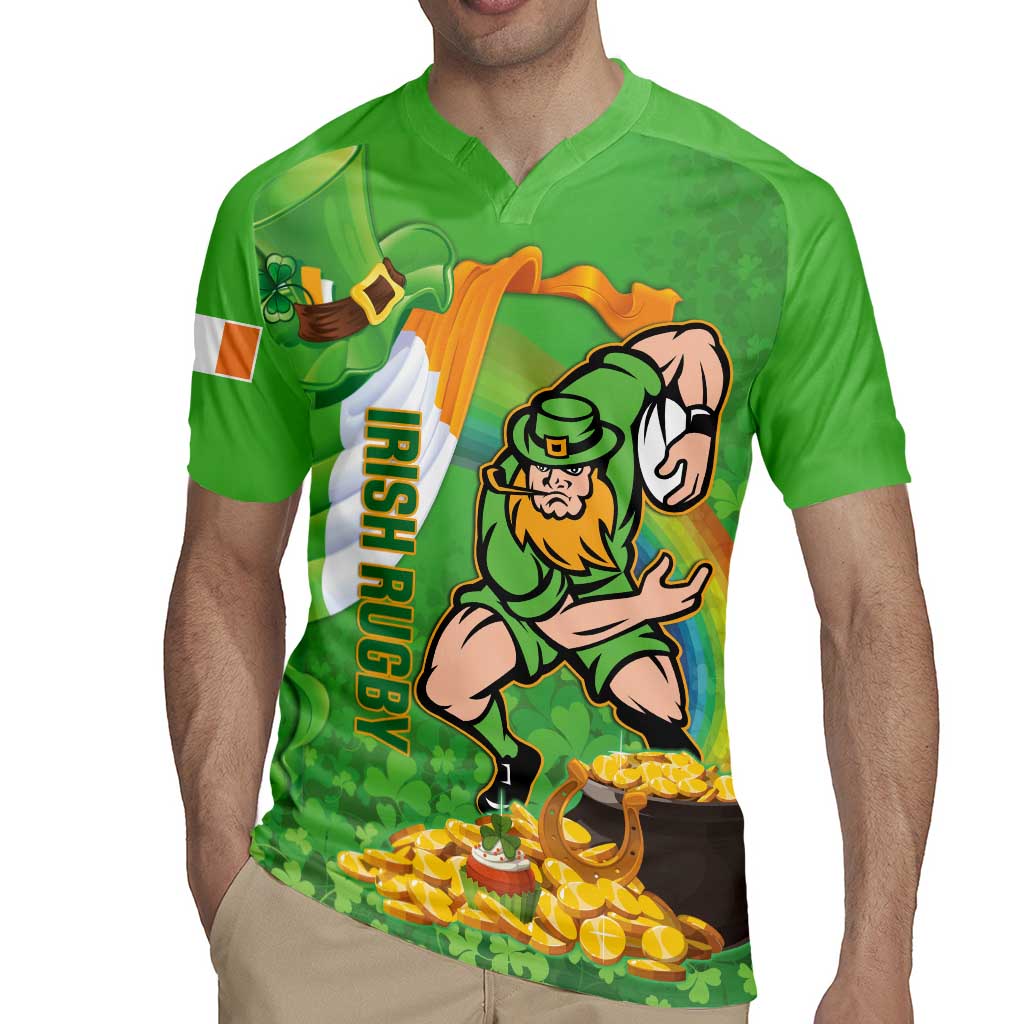 Personalised Ireland Rugby 2025 Rugby Jersey Irish Leprechaun Saint Patrick's Day - Wonder Print Shop