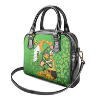 Personalised Ireland Rugby 2025 Shoulder Handbag Irish Leprechaun Saint Patrick's Day - Wonder Print Shop