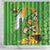 Personalised Ireland Rugby 2025 Shower Curtain Irish Leprechaun Saint Patrick's Day - Wonder Print Shop
