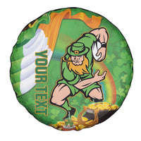 Personalised Ireland Rugby 2025 Spare Tire Cover Irish Leprechaun Saint Patrick's Day - Wonder Print Shop