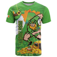 Personalised Ireland Rugby 2025 T Shirt Irish Leprechaun Saint Patrick's Day - Wonder Print Shop