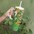 Personalised Ireland Rugby 2025 Tumbler With Handle Irish Leprechaun Saint Patrick's Day - Wonder Print Shop