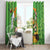 Personalised Ireland Rugby 2025 Window Curtain Irish Leprechaun Saint Patrick's Day - Wonder Print Shop