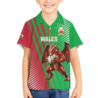 Custom Wales Rugby 2025 Family Matching Puletasi and Hawaiian Shirt Go Welsh Dragon Sporty Style