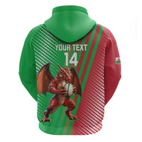 Custom Wales Rugby 2025 Hoodie Go Welsh Dragon Sporty Style - Wonder Print Shop