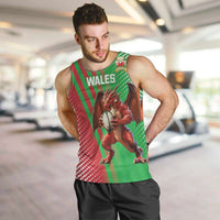 Custom Wales Rugby 2025 Men Tank Top Go Welsh Dragon Sporty Style - Wonder Print Shop