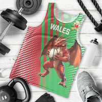 Custom Wales Rugby 2025 Men Tank Top Go Welsh Dragon Sporty Style - Wonder Print Shop