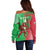 Custom Wales Rugby 2025 Off Shoulder Sweater Go Welsh Dragon Sporty Style - Wonder Print Shop
