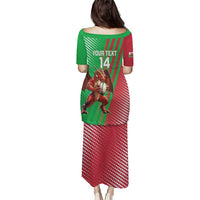Custom Wales Rugby 2025 Puletasi Go Welsh Dragon Sporty Style - Wonder Print Shop