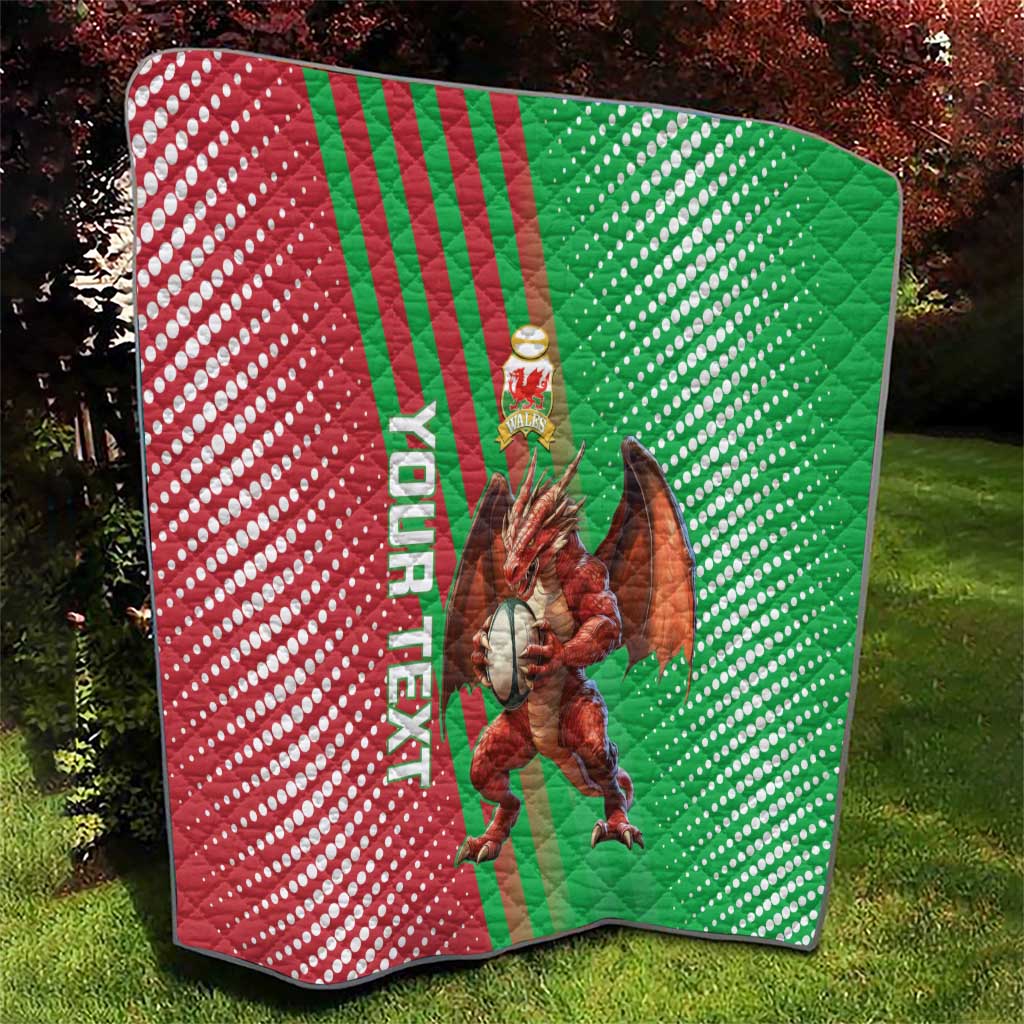 Custom Wales Rugby 2025 Quilt Go Welsh Dragon Sporty Style - Wonder Print Shop
