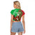 Custom Wales Rugby 2025 Raglan Cropped T Shirt Go Welsh Dragon Sporty Style - Wonder Print Shop