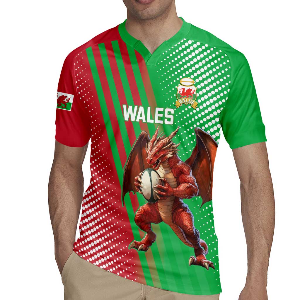 Custom Wales Rugby 2025 Rugby Jersey Go Welsh Dragon Sporty Style - Wonder Print Shop