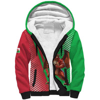 Custom Wales Rugby 2025 Sherpa Hoodie Go Welsh Dragon Sporty Style - Wonder Print Shop