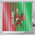 Custom Wales Rugby 2025 Shower Curtain Go Welsh Dragon Sporty Style - Wonder Print Shop