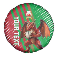 Custom Wales Rugby 2025 Spare Tire Cover Go Welsh Dragon Sporty Style - Wonder Print Shop