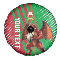 Custom Wales Rugby 2025 Spare Tire Cover Go Welsh Dragon Sporty Style - Wonder Print Shop