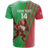 Custom Wales Rugby 2025 T Shirt Go Welsh Dragon Sporty Style - Wonder Print Shop