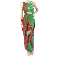 Custom Wales Rugby 2025 Tank Maxi Dress Go Welsh Dragon Sporty Style - Wonder Print Shop