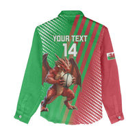 Custom Wales Rugby 2025 Women Casual Shirt Go Welsh Dragon Sporty Style - Wonder Print Shop