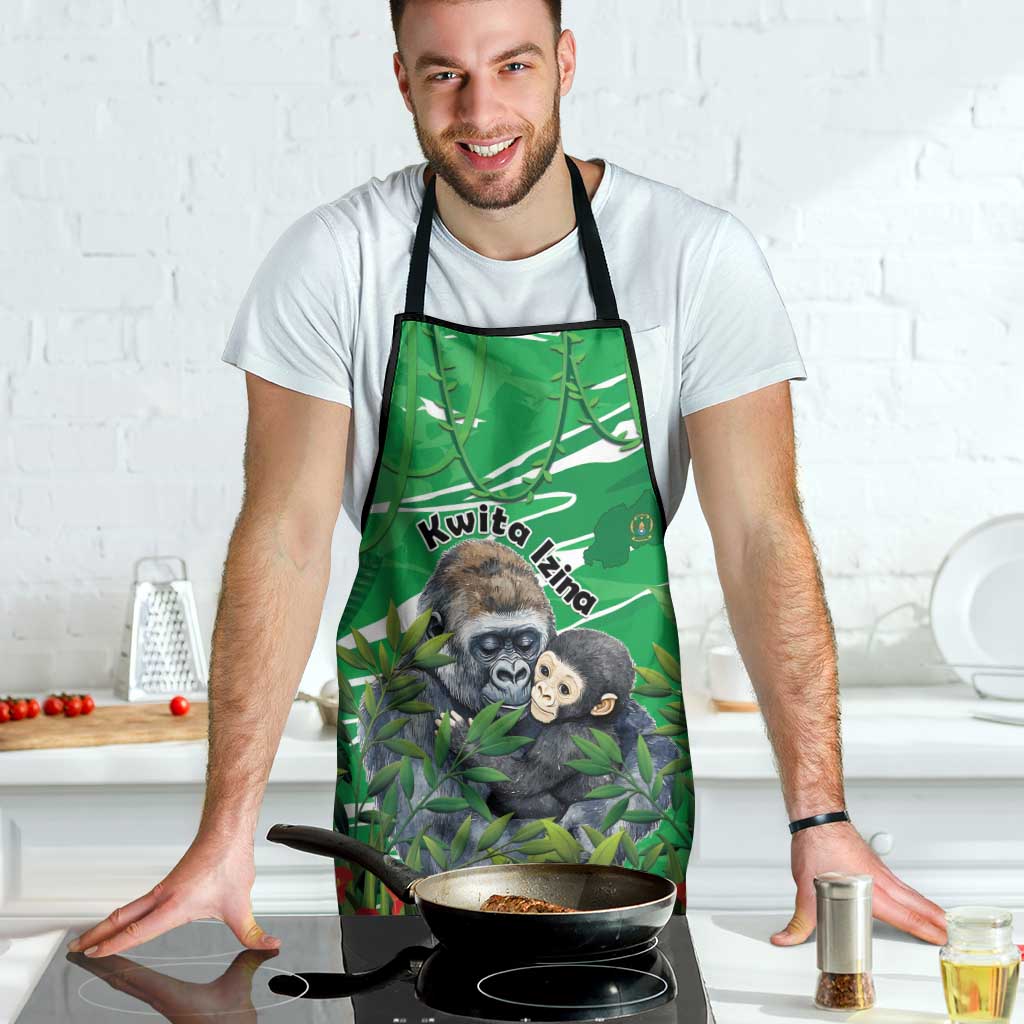Rwanda Kwita Izina Apron Name a Gorilla - Save a Species - Wonder Print Shop