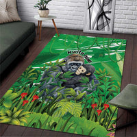 Rwanda Kwita Izina Area Rug Name a Gorilla - Save a Species - Wonder Print Shop