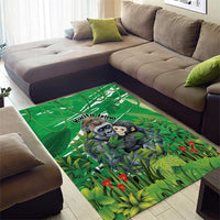 Rwanda Kwita Izina Area Rug Name a Gorilla - Save a Species - Wonder Print Shop
