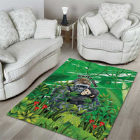 Rwanda Kwita Izina Area Rug Name a Gorilla - Save a Species - Wonder Print Shop